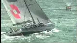 Rolex Fastnet Race 2013  the last start the massive 100ft monohulls in IRC Z and CK [upl. by Dyanne565]