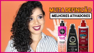 TOP ATIVADORES DE CACHOS PARA DAR MAIS DEFINIÇÃO AO CABELO  Tamires Maia [upl. by Fauman573]