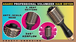 AGARO HV2179 1200 Watts Professional Volumizer Hair Dryer Review  hair volumizer for thin hair [upl. by Aneerehs698]