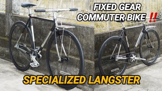 Specialized Langster 🔥 Fixed Gear Commuter Bike by TusteloBike [upl. by Mcnair344]