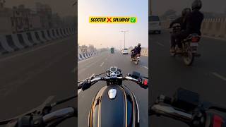 Scooter❌ Splendor✅ bullet350 bulletstandard standard350 ytshorts shorts shortsfeed [upl. by Aneev]