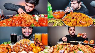 SPICY WHOLE MUGLAI MURG CHICKEN BIRYANI MUTTON BIRYANI EGG BIRYANI AND CHICKEN LOLLIPOP [upl. by Kriste]