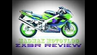 Kawasaki Ninja ZX9R 900cc Review  Full Ride and Video Review  Riding Kawasaki ZX9R Motorcycle [upl. by Annmaria]