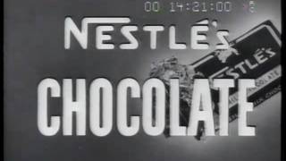 Nestles chocolate 1959 TV commercial [upl. by Aihsemaj]