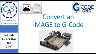 CNC Convert Image to Gcode for CNC [upl. by Asyral]