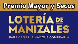 🔵 Resultado PREMIO MAYOR Y SECOS Loteria de MANIZALES miercoles 25 de Octubre de 2023 [upl. by Assirec199]