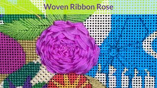 Woven Ribbon Rose [upl. by Zemaj]