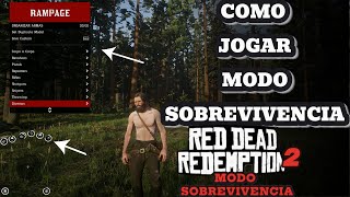 como jogar modo sobrevivência no Red Dead Redemption 2 [upl. by Nylynnej861]