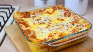 COMO HACER LASAGNA LASAÑA MUY FACIL  Recién Cocinados [upl. by Aleusnoc]