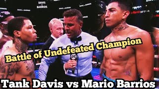 Tank Davis USAvs Mario Barrios Mexico Lightweight Championshiphighlights barrios tank [upl. by Innos721]