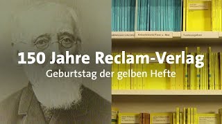 150 Jahre Reclam Gelbe Bücher feiern Geburtstag [upl. by Adehsor706]