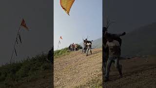 Paragliding in bhimtal Nainital Uttarakhand subscribe paragliding viralvideo shorts fypシ゚viral [upl. by Aneba493]