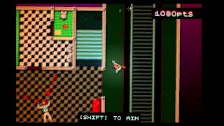 Hotline Miami Playthrough  Metro 1st Level [upl. by Hamo]