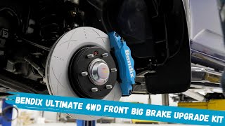 The NEW Bendix Ultimate 4WD Front Big Brake Upgrade Kit [upl. by Aran867]