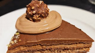 Ferrero Rocher Mousse Cake  Super Delicious chocolate cake  Chocolate Cheese Cake [upl. by Kelwunn]