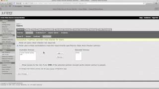 Juniper SA Host Checking [upl. by Anirba35]