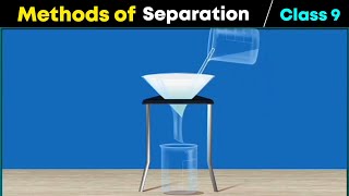 Methods of separation  1 ⚡3d animation  Class 9 Chemistry [upl. by Korfonta307]