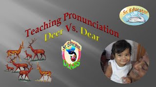 Teaching Pronunciation deer vs dear [upl. by Orland]