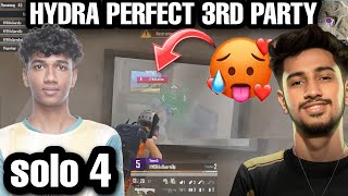 Hydra Duora On Fire 🔥  Hydra Perfect 3rd Party 🎉  Duora Solo 4 Kills 🐉  Hydra Official [upl. by Cristy604]