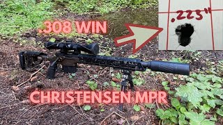 Christensen Arms Modern Precision Rifle MPR  Short Barrel 308  Rifle Review  Marksmans Creed [upl. by Hsirehc]