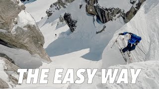 HOW TO SKI CORBETS COULOIR 2023 Hardest Ski Run in North America 4K [upl. by Areid]