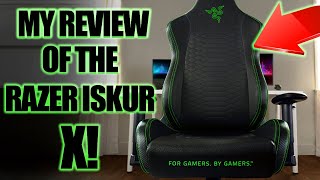 I GOT A NEW GAMING CHAIR Razer Iskur X Ergonomic Gaming Chair BEST GAMING CHAIR 2022  Noology [upl. by Drapehs921]