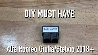 Important SGW Bypass Plug  MustHave for DIY Mods on Alfa Romeo GiuliaStelvio 2018 [upl. by Asela]