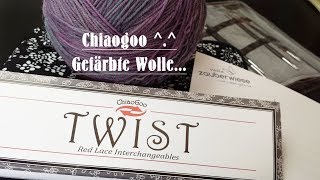 Chiaogoo  gefärbte Wolle  KnitPro  Handarbeit  Gesabbel [upl. by Jillene]