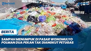 Sampah Menumpuk di Pasar Wonomulyo Polman Dua Pekan Tak Diangkut Petugas [upl. by Mcadams]