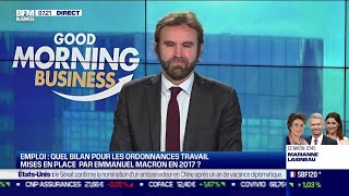 Quel bilan pour les ordonnances travail mises en place par Emmanuel Macron en 2017 [upl. by Ozzy]