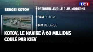 Kotov le navire à 60 millions coulé par Kiev [upl. by Ariuqahs]