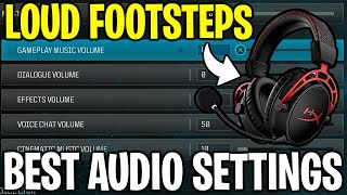 BEST Audio Settings for Modern Warfare 3 Loud footsteps in MW3 [upl. by Hakilam806]