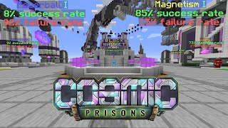 Cosmic Prisons is back And Better than ever BEST Minecraft Prisons Server Episode 2 [upl. by Aizitel]