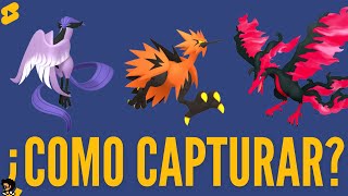 ¿COMO CONSEGUIR ARTICUNO ZAPDOS MOLTRES DE GALAR EN POKEMON GO [upl. by Enuahs]