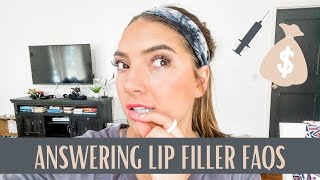 CAN YOU FEEL FILLER IN YOUR LIPS  LIP FILLER COST [upl. by Bull703]