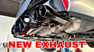 Custom Exhaust BMW 540i B58 Engine [upl. by Kirre]