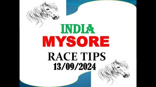 Mysore Race Tips 13092024  Horse Racing Tips  Free Racing tips  India Race Tips  Indian race [upl. by Celka]