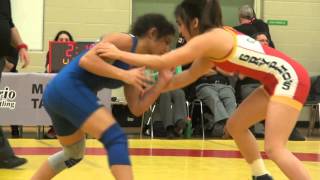 2015 SR ONT Prov FW48kg Natasssya Lu Guelph vs Farrantina Ghatta Brock [upl. by Atteoj]