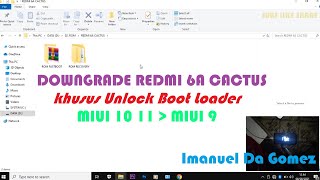 LAGI Downgrade MIUI Redmi 6A Cactus  Pakai PC [upl. by Sidoma175]