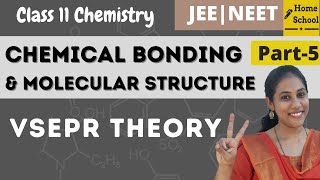 VSEPR Theory  Chemical bonding  Class 11 chemistry  part 5 [upl. by Nicholas]