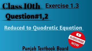 Math Class 10th  Exercise 13Question12  Science Group  Punjab Textbook Board📚📘 [upl. by Bird]