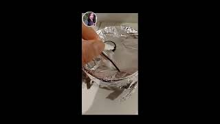 Peeling Creative in foil cracking asmr foil cutting trending [upl. by Notslar]