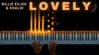 Billie Eilish amp Khalid  lovely Piano Cover amp Sheet Music [upl. by Noorah]