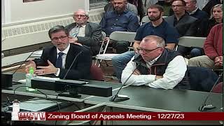 Wareham Zoning Board of Appeals 122723 [upl. by Josh]