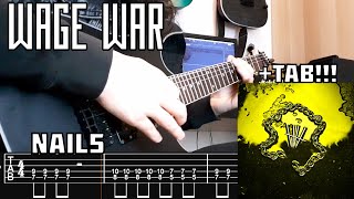 WAGE WAR  NAIL5 Guitar Cover  TAB NEW SONG 2024 [upl. by Giacobo]