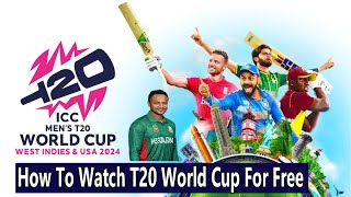 How To Watch Ban vs Ind Live Free On Laptop amp Pc  How To Watch ICC T20 World Cup 2024 Live free [upl. by Neyrb350]