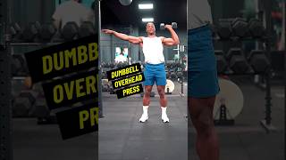 How To Dumbbell Overhead Press [upl. by Eerdna]