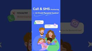 Set up Call amp SMS Monitoring on AirDroid Parental Control [upl. by Nafri]