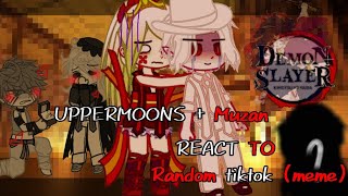 Uppermoons  Muzan react to random tiktok meme Request English  Indo short video [upl. by Wack]