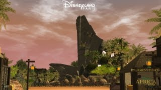 DISNEYS AFRICA Park By JameS StudioS Trailer 2 Disneyland Paris RCT3 [upl. by Ynavoj]